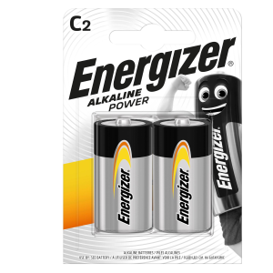 ENERGIZER POWER BATTERIA ALKALINA MEZZA TORCIA C LR14 1.5 V CONF 2 Pz.